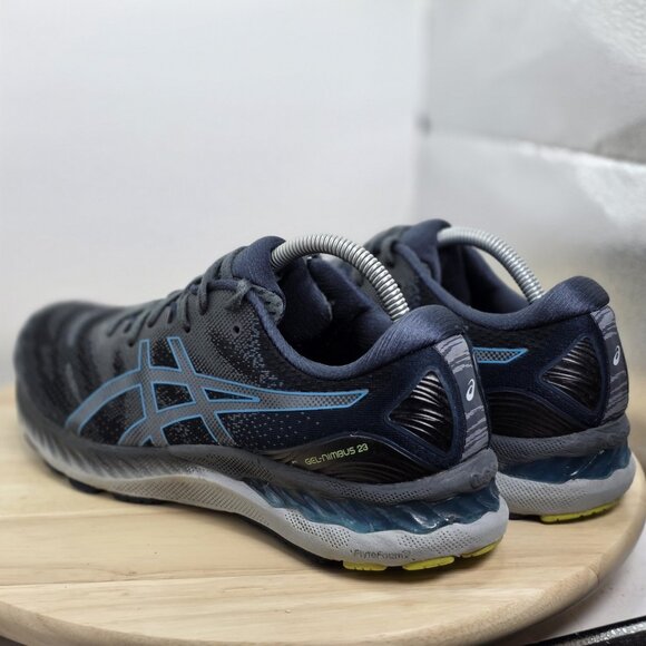 Asics Mens Gel Nimbus 23 1011B004 Mens Sz 10 Gray Blue Running Shoes Sneakers - Picture 5 of 10